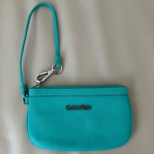 Blue Calvin Klein Wristlet / Wallet